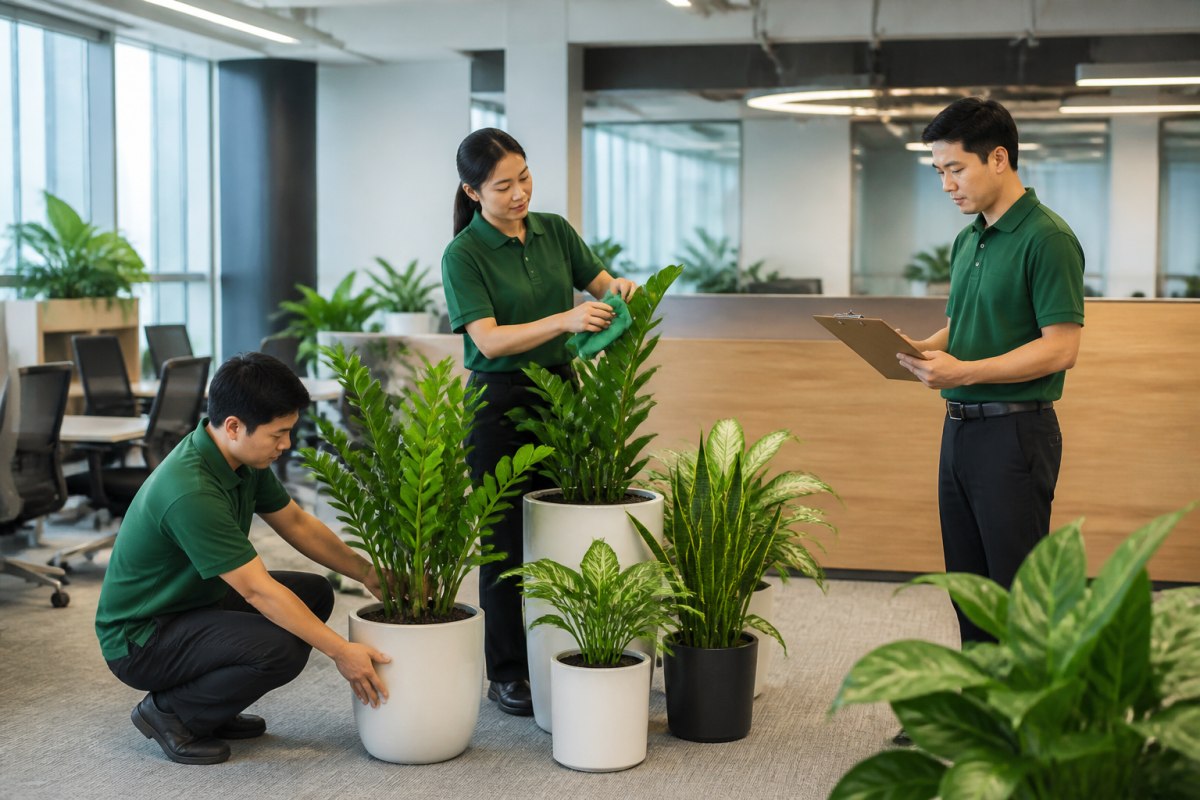 Dịch vụ cho thuê cây cảnh văn phòng gồm những gì?