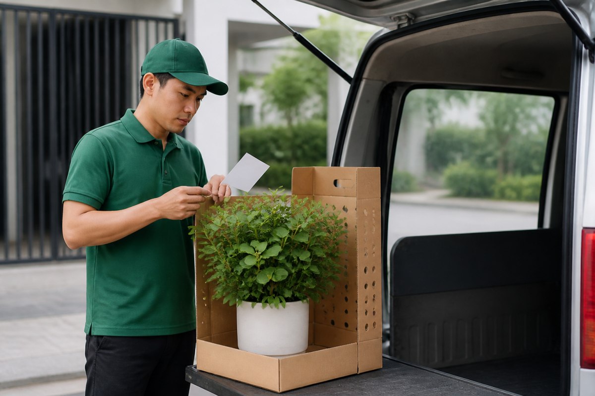Quy trình đặt cây quà tặng giao tận nơi cần biết
