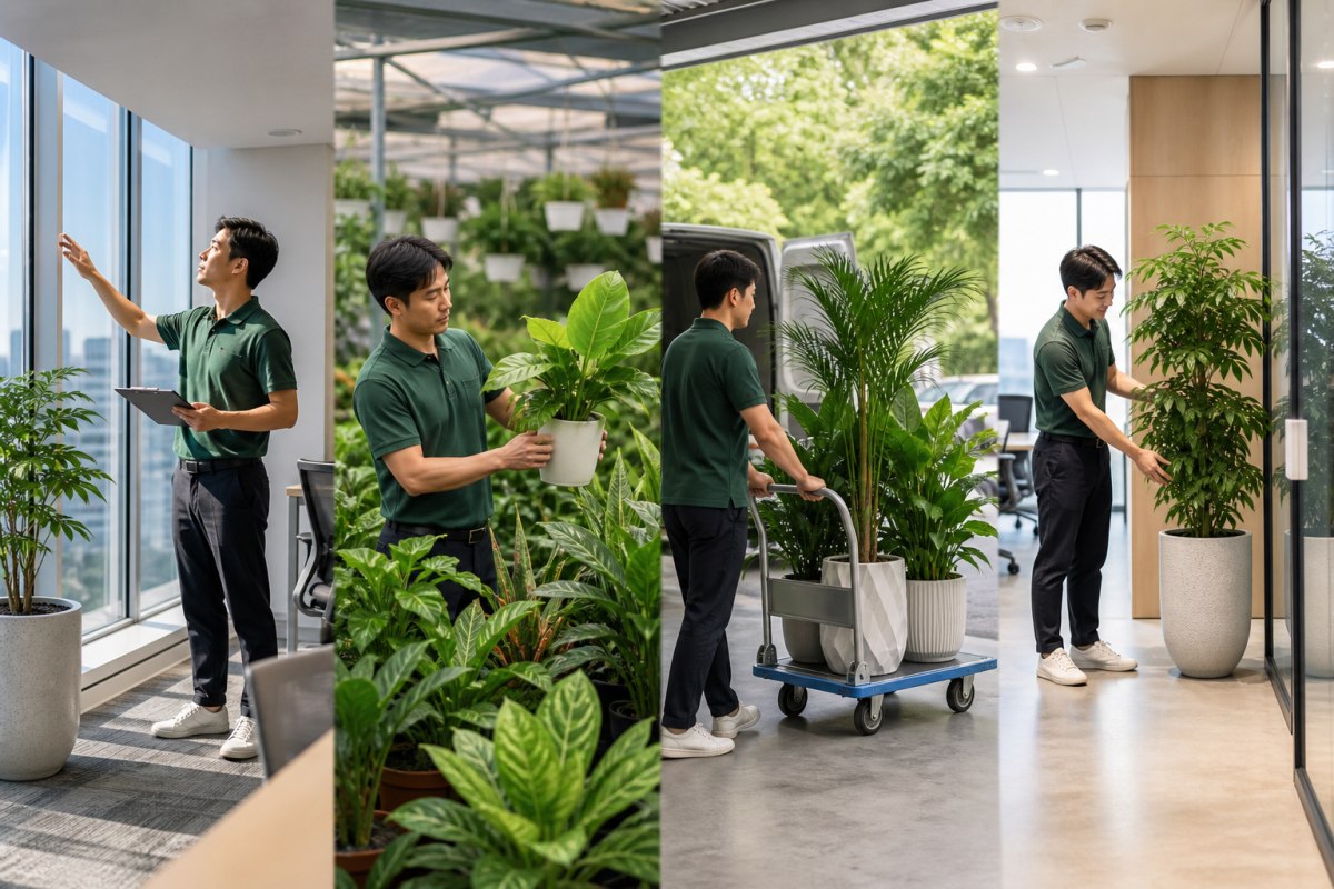 Quy trình thuê cây cảnh cho doanh nghiệp từ A đến Z